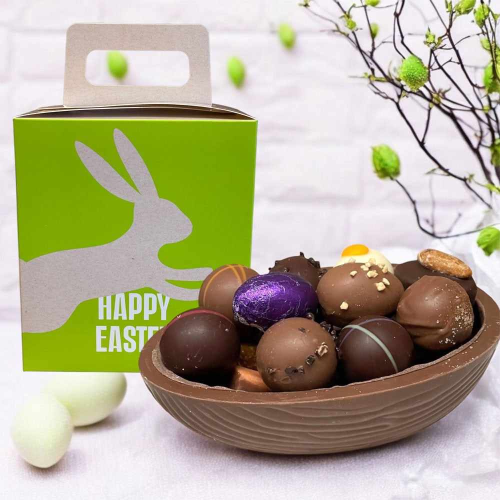 Osterei mit Pralinen