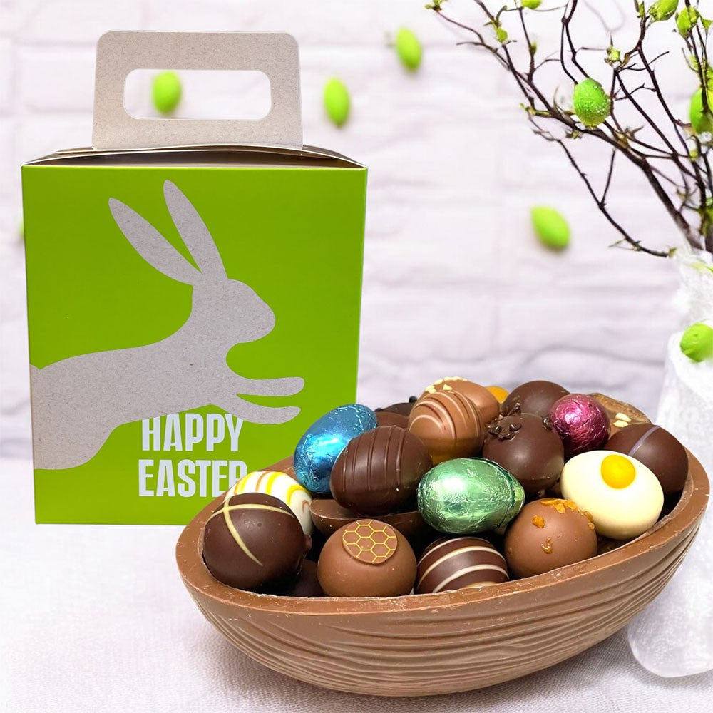 Osterei mit Pralinen