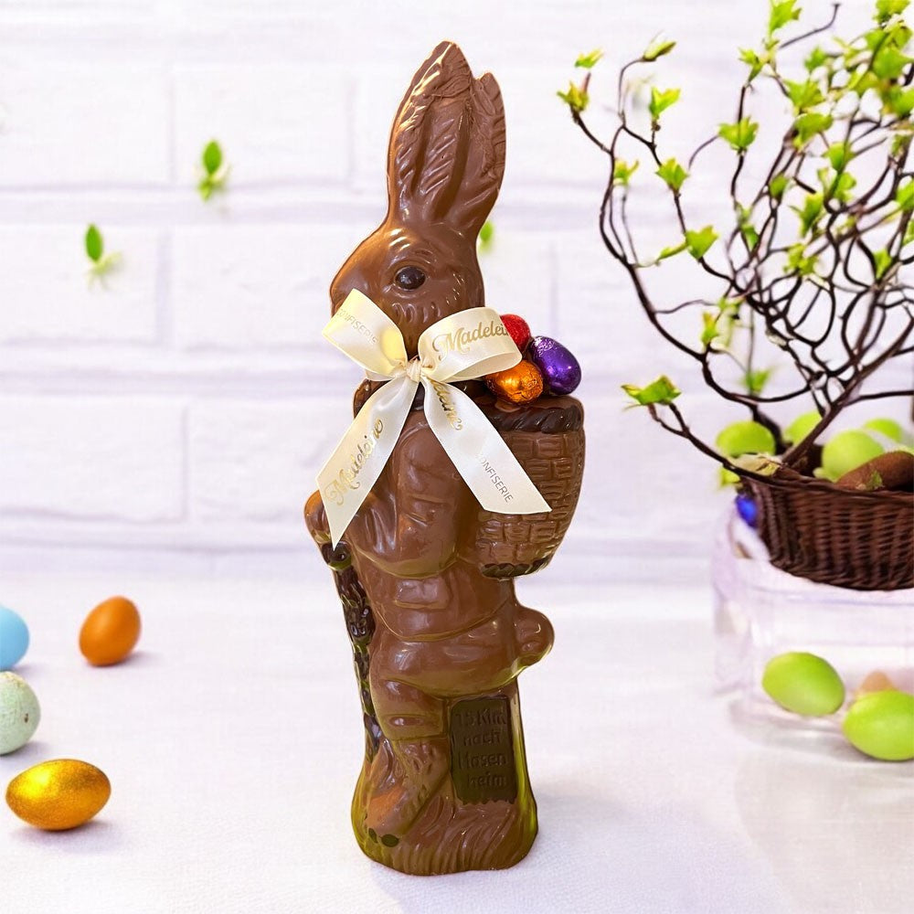 Osterhase Korb gross