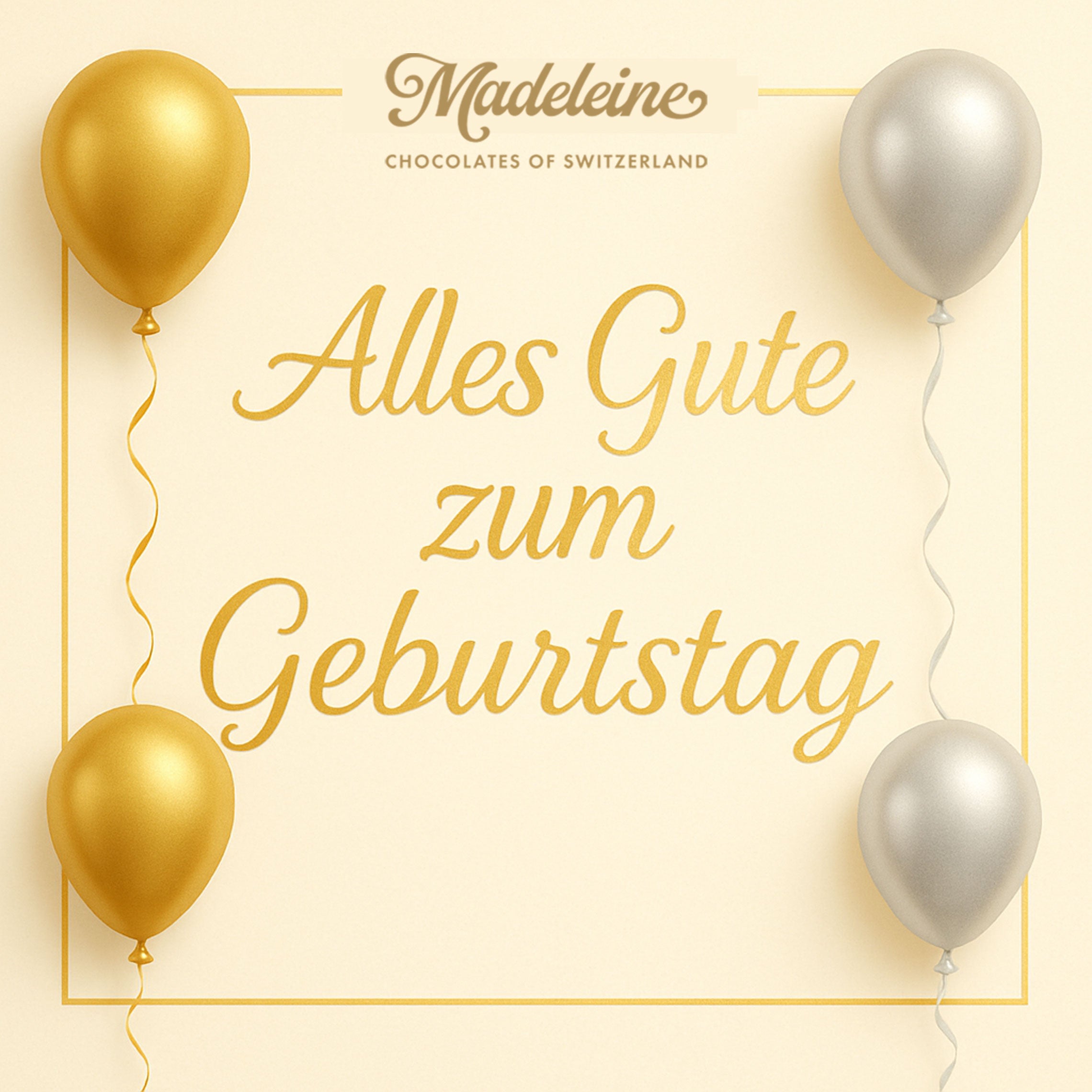 My truffles with greeting template