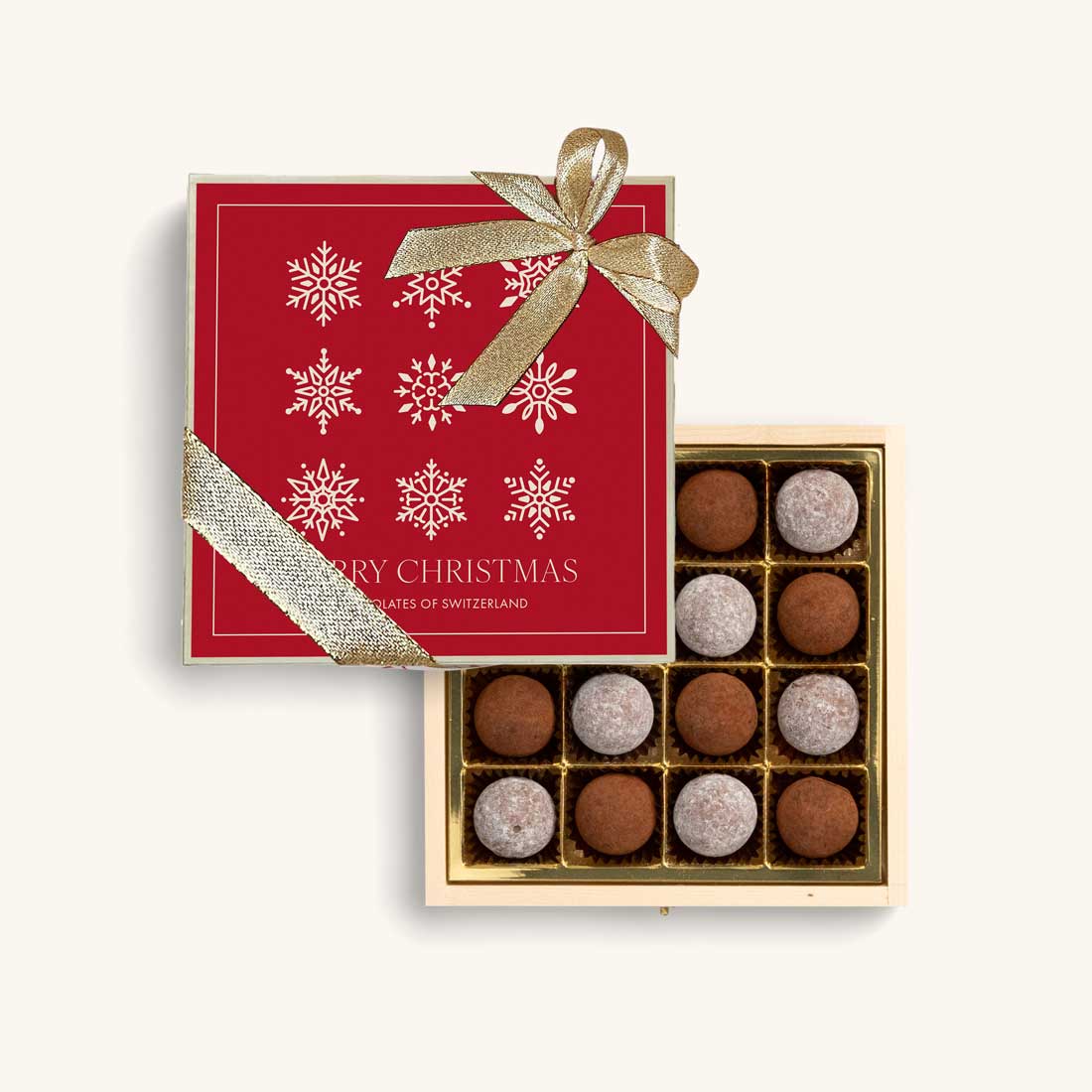 Champagne Truffles Wooden Box 200g
