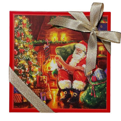 Christmas tin of 200g pralines