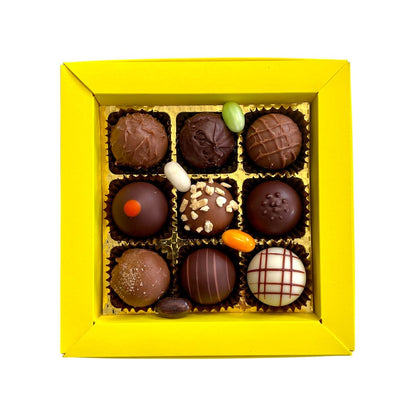 Easter Box Truffles Yellow 108g