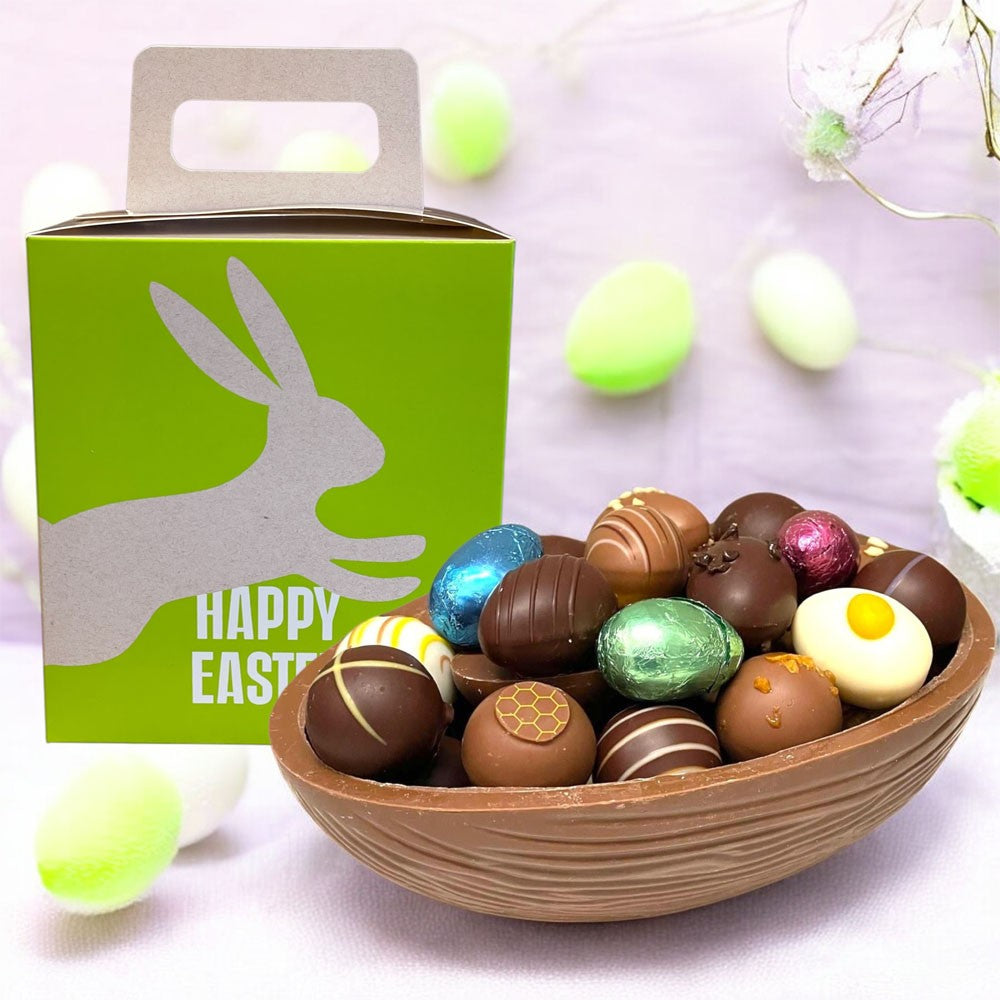 Osterei mit Pralinen