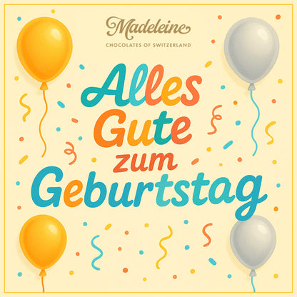 My truffles with greeting template