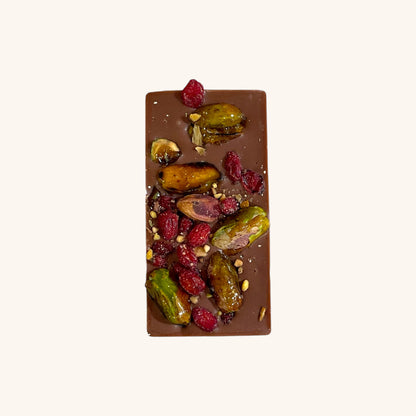 Mini Schokoladentafel Pistazien gesalzen 25g