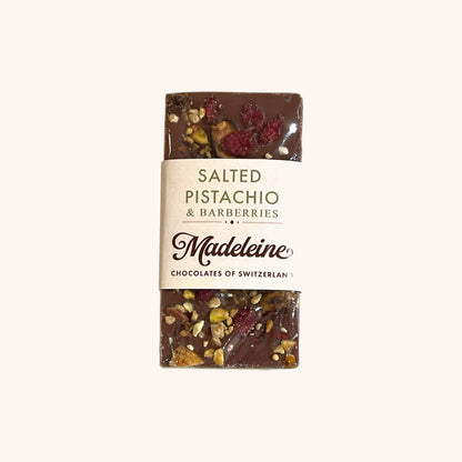 Mini Schokoladentafel Pistazien gesalzen 25g