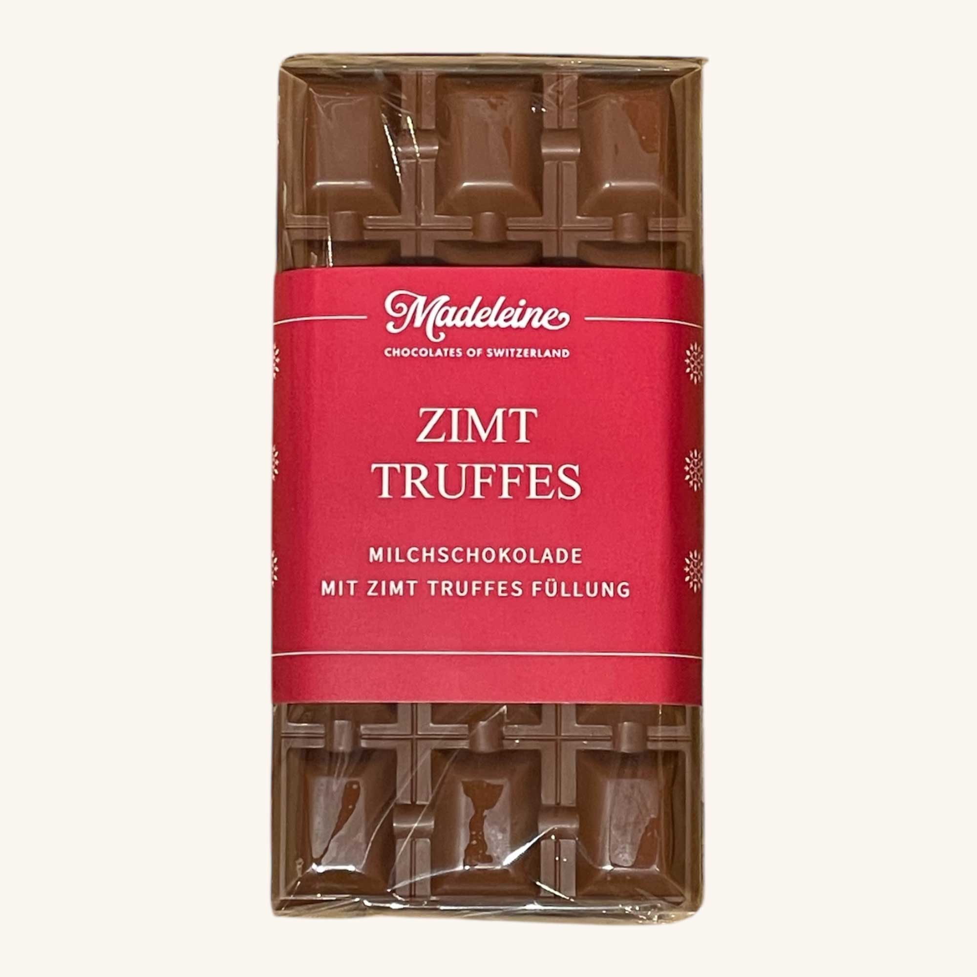 Schokoladentafel Zimt Truffes hell 100g (41% Kakao)