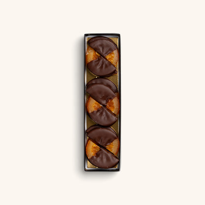Orange slices dark chocolate 150 g