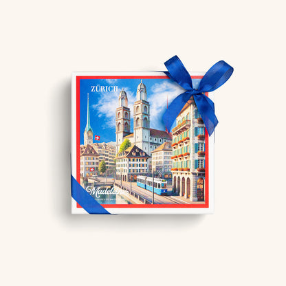 Zurich Grossmünster with alcohol